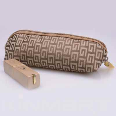 Jacquard Makeup Brush Cosmetic Bag